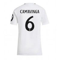 Maglie da calcio Real Madrid Eduardo Camavinga #6 Prima Maglia Femminile 2024-25 Manica Corta